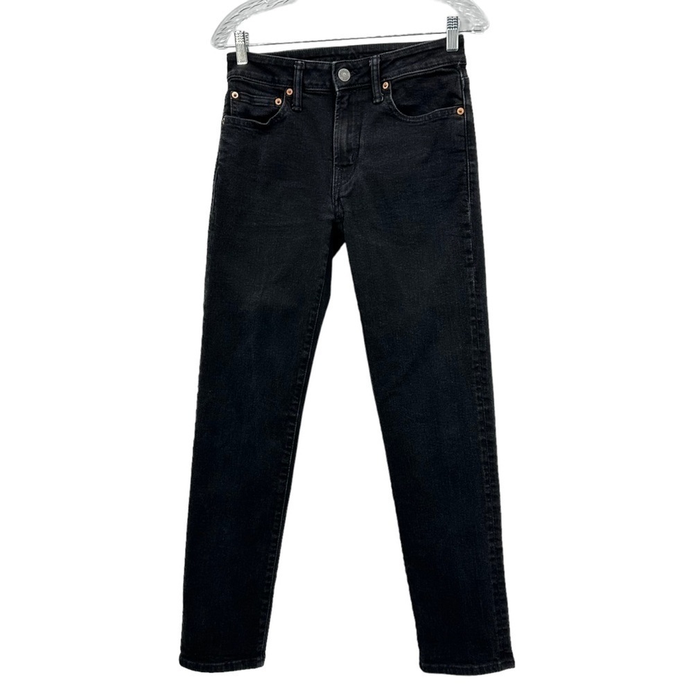 American Eagle Men’s AE AirFlex+ Slim Straight Jeans in Black‎ Size 28